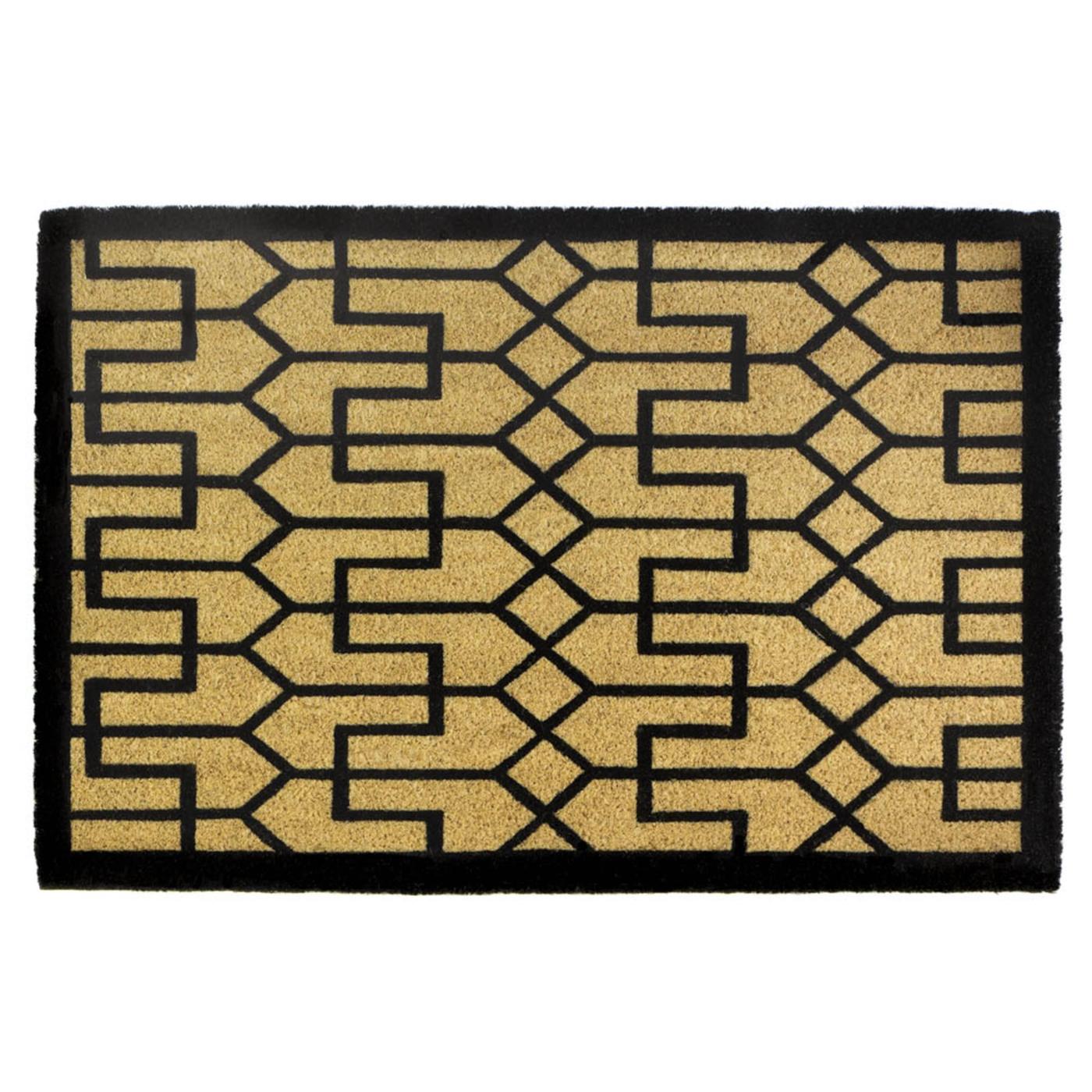 Buchanan Art Deco Coir Doormat