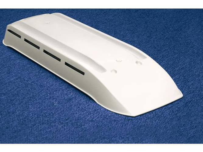 LOW PROFILE REFRIGERATOR ROOF VENT CAP, POLAR WHITE. FITS ALL NORCOLD REFRIGERATOR MODELS