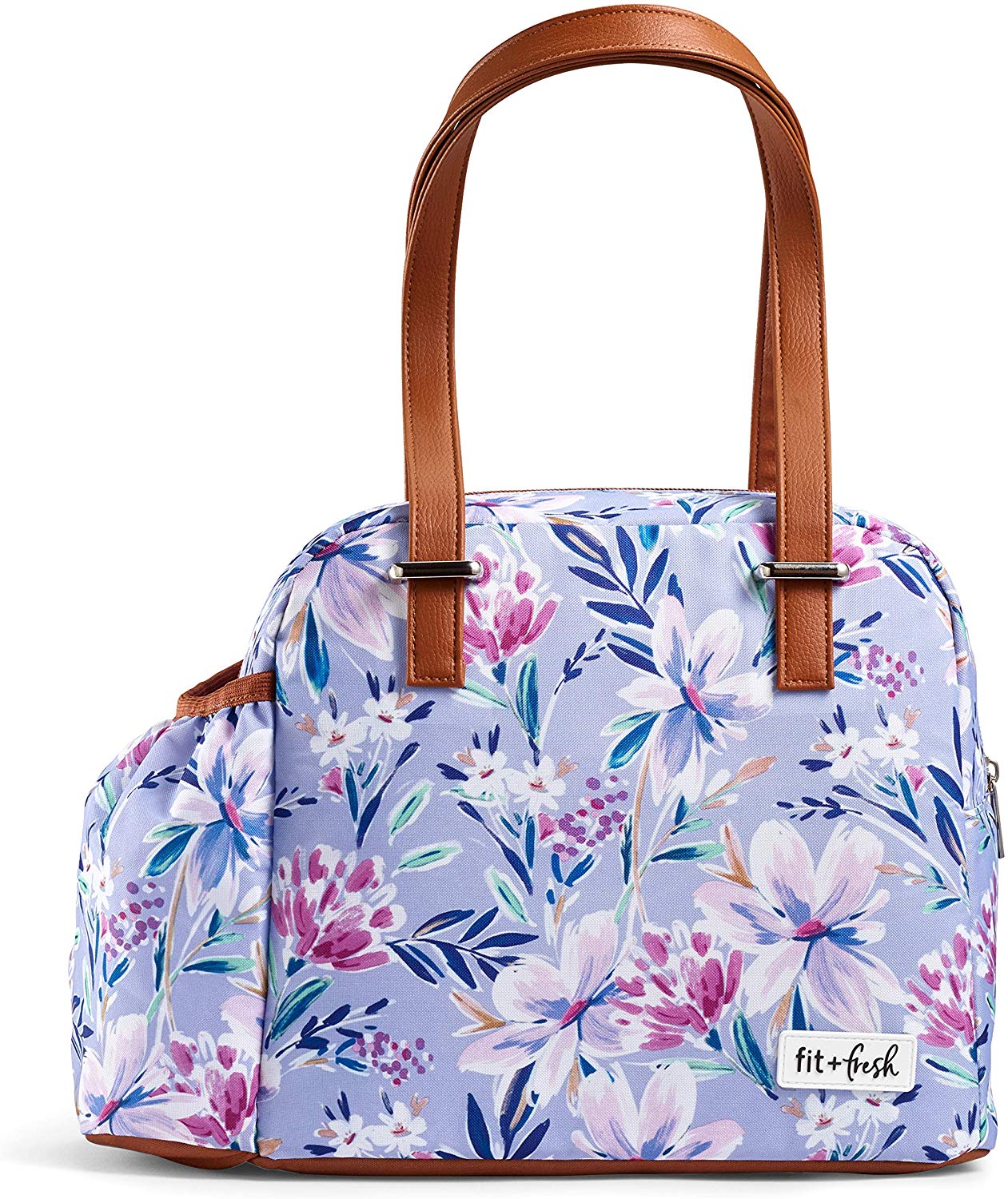 Fit & Fresh 7165FFWB2558 Lilac Tulane Floral Lunch Bag