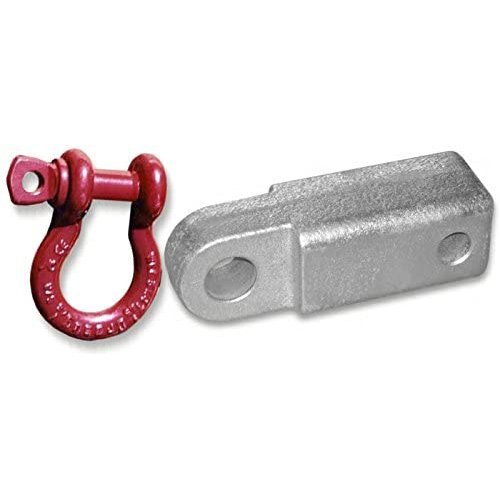 2 inch Steel Receiver Bracket w/ CROSBY McKISSICK D-Shackle & Locking Hitch Pin (OFF-ROAD RECOVERY)
