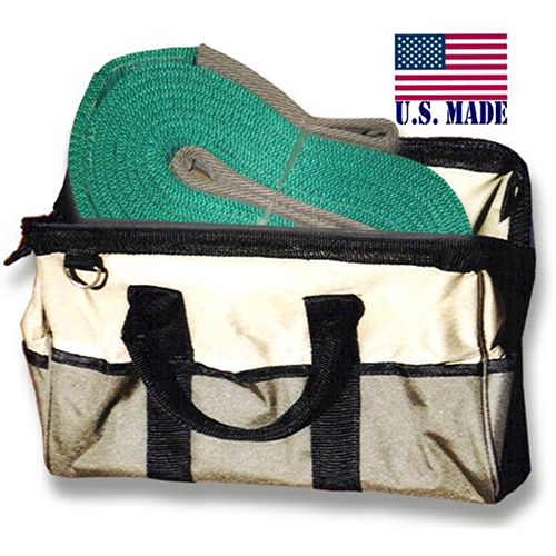 U.S. made HD Recovery Strap (2 inch X 30 ft) with Heavy-Duty Carry Bag (OFF-ROAD RECOVERY)