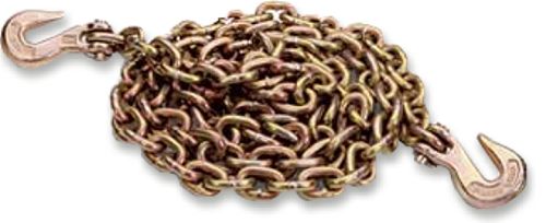 RECOVERY CHAIN WITH HOOKS - 3/8 inch X 20 ft (OFF-ROAD RECOVERY)