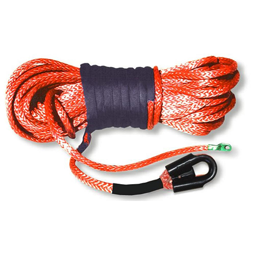 U.S. made Safe-T-Line "SAFETY ORANGE" UHMPE Winchrope - 3/8 inch x 100 feet (4X4 OFF-ROAD VEHICLE RECOVERY)