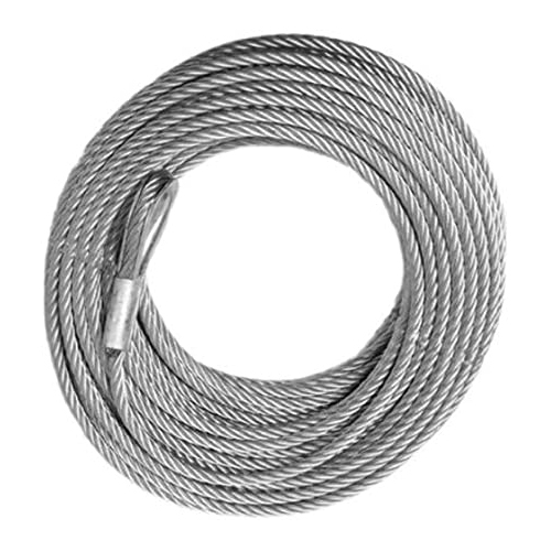 WINCH CABLE - GALVANIZED - 3/8 inch X 50 ft (14,400lb strength) (4X4 VEHICLE RECOVERY)