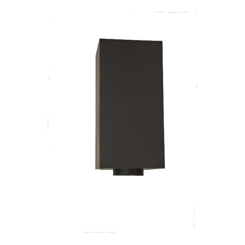 5" Ventis Class-A All Fuel Chimney Painted Black 11" Tall Square Ceiling Support - VA-CCS1105