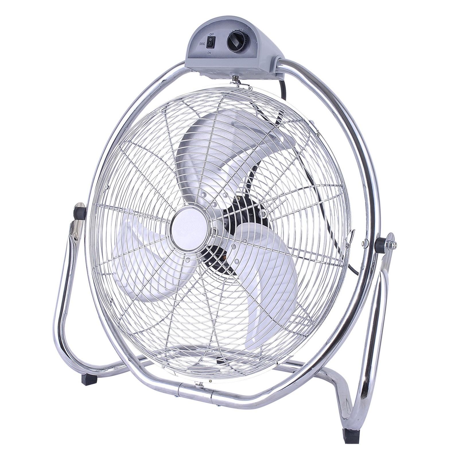 OPTIMUS F4208 INDUSTRIAL 20INCH HIGH VELOCITY FAN WITH CHROME