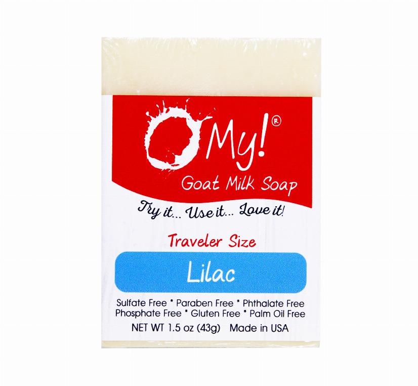 O My! Goat Milk Soap Bar - 1.5oz Traveler BarLilac
