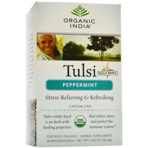 India Peppermint Tulsi Tea (6x18 CT)