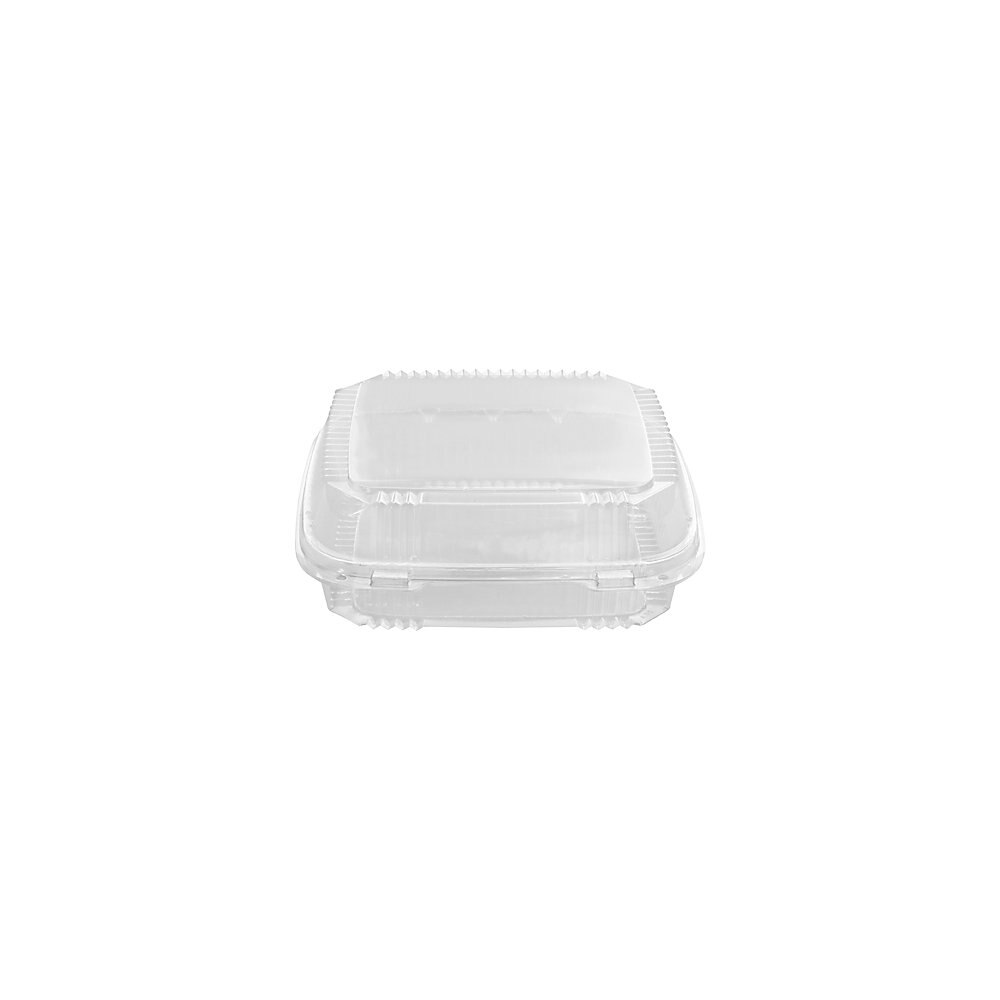 ClearView SmartLock Containers, 49oz, 8 13/64 x 8 11/32 x 2 29/32, 200/Carton