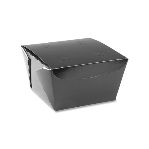 EarthChoice OneBox Paper Box, 46 oz, 4.5 x 4.5 x 3.25, Black, 200/Case