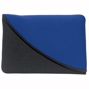 FlipIt! 10" Neoprene Netbook Sleeve - Navy Blue/Black (Reversible to all Navy)