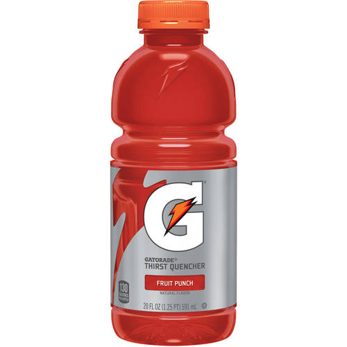 G-Series Perform 02 Thirst Quencher Fruit Punch, 20 oz Bottle, 24/Carton