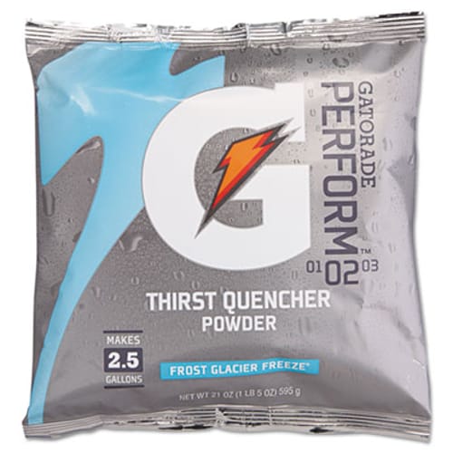 G2 Powdered Drink Mix, Glacier Freeze, 21oz Packet, 32/Carton