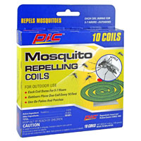 PIC C-10-12 Mosquito Repellent Coils, 10 pk