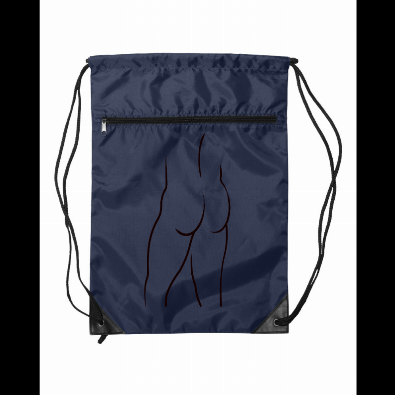 Drawstring Bag - NavyButt Drawstring Bag