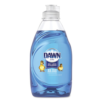 Ultra Liquid Dish Detergent, Dawn Original, 7 oz Bottle, 18/Case
