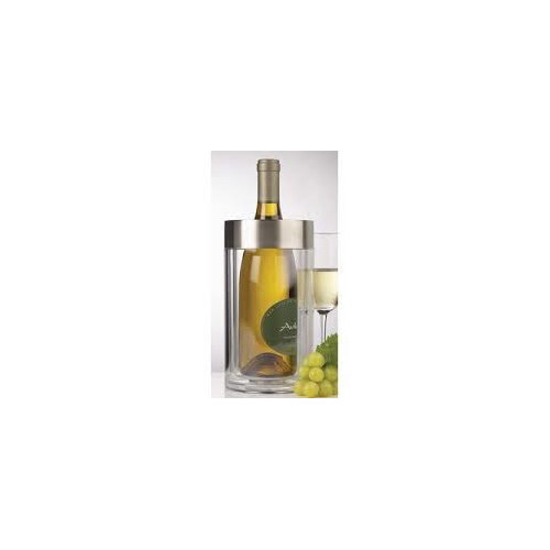 PRODYNE A901 ACRYLIC STEEL WINE COOLER ICELESS THICK EXTERIO