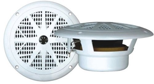 Pyle 6.5" White waterproof marine speaker