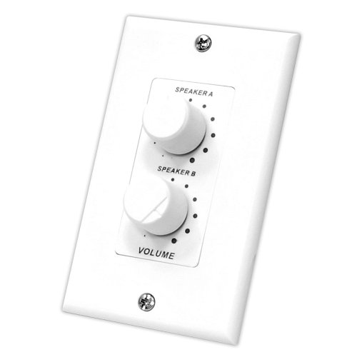 Pyle in wall 2 channel stereo volume control