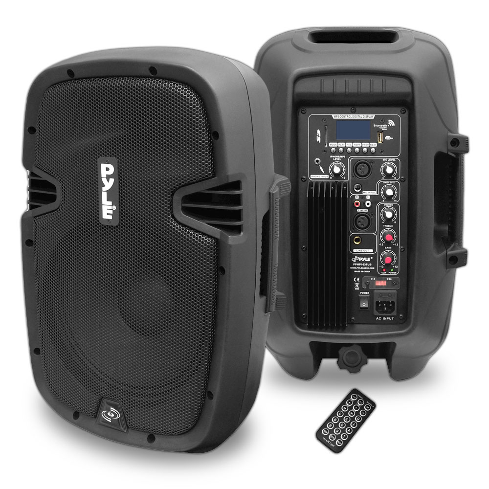 Pyle Pro 10" Powered Speaker with mp3 bluetooth record function