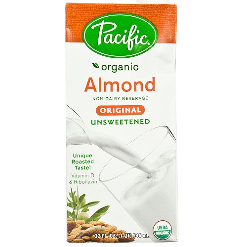 Pacific Natural Unsweetened Original Almond Beverage (12x32 Oz)