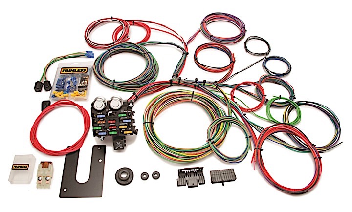 10102 Classic Customizable Chassis Harness - Key In Dash - 21 Circuits