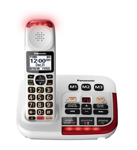 Amplified Cordless with Answering in Whi