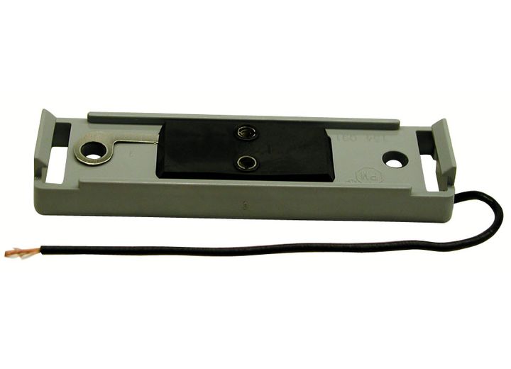 GRAY MOUNTING BRACKET FOR 154 LIGHTS, INCLUDES TERMINAL PAD, LEAD WIRE, & MOUNTI
