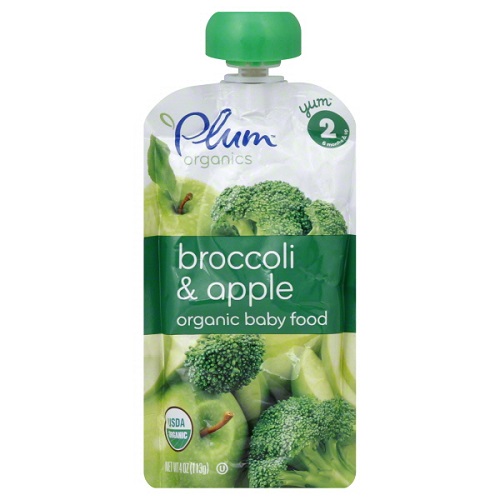 Plum Organics Plum Broccoli/Apple (6X4 OZ)
