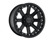 Series 7033, 18x9 with 5 on 5.5 Bolt Pattern - Flat Black