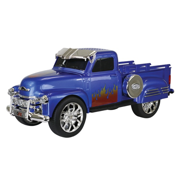 QFX BT-1953BLU Chevy On the Go Light and Sound Bluetooth Speaker (Blue)
