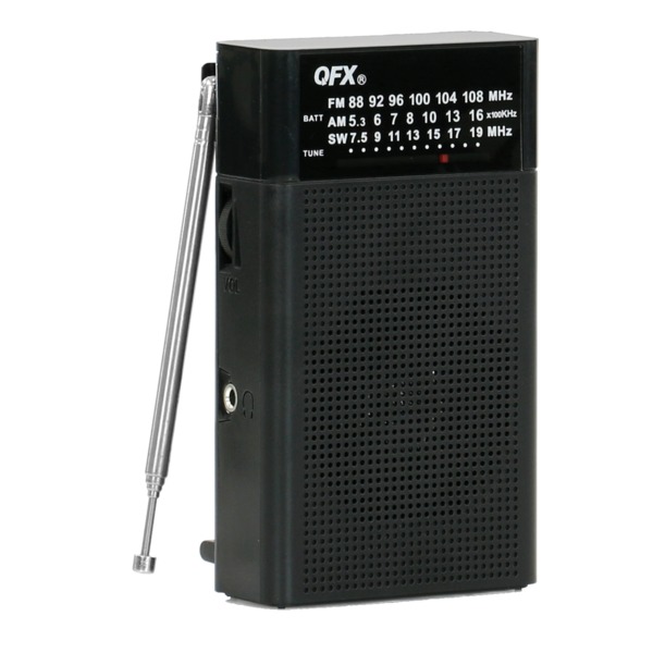 QFX R-35 AM/FM/Shortwave 3-Band Radio