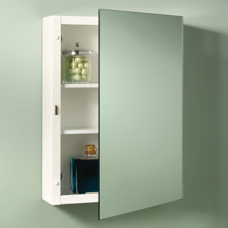 16 X 26 Single Door Frameless Medicine Cabinet