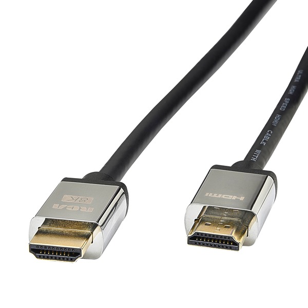 RCA DH10UDE Ultra-Thin Ultra-High-Speed 8K HDMI Cable (10 Feet)