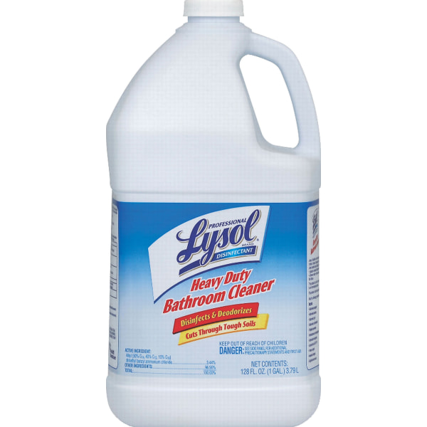 Disinfectant Heavy-Duty Bath Cleaner, Lime, 1gal