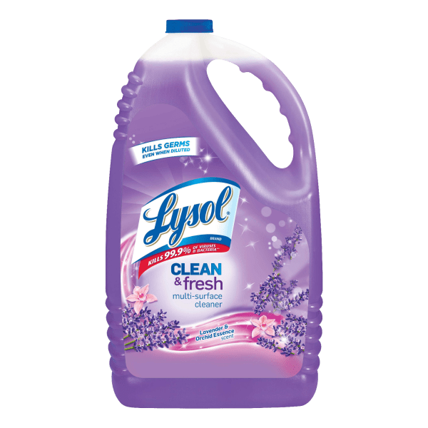 Clean & Fresh Multi-Surface Cleaner, Lavender & Orchid, 144 oz Bottle, 4/Case