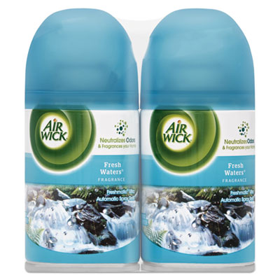 Freshmatic Ultra Spray Refill, Fresh Waters, Aerosol,  6.17 oz, 2/Pk, 3 Pk/Ct
