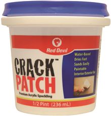 CRACK PATCH� PREMIUM ACRYLIC SPACKLING, 1/2 PINT