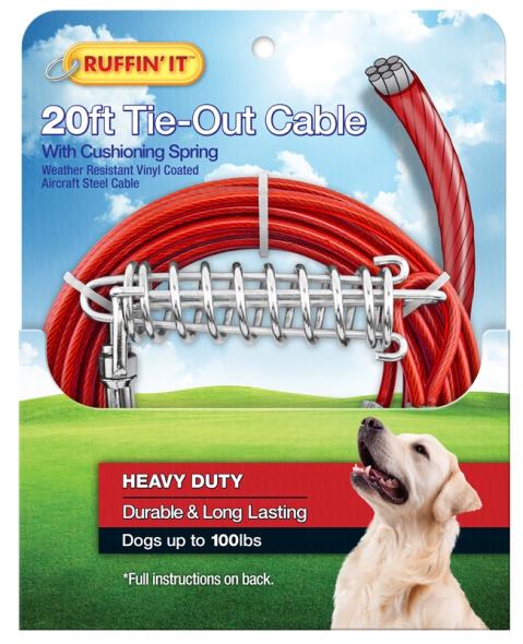 TIE-OUT CABLE 1700LB 20FT