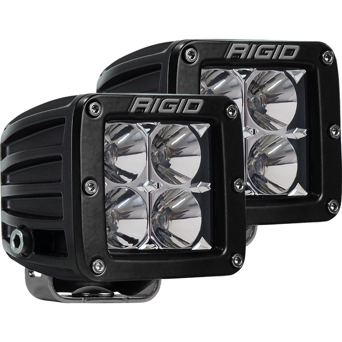 Rigid Industries 202113 LED Light D-Series Pro 3 Inch Flood Beam Pair Universal