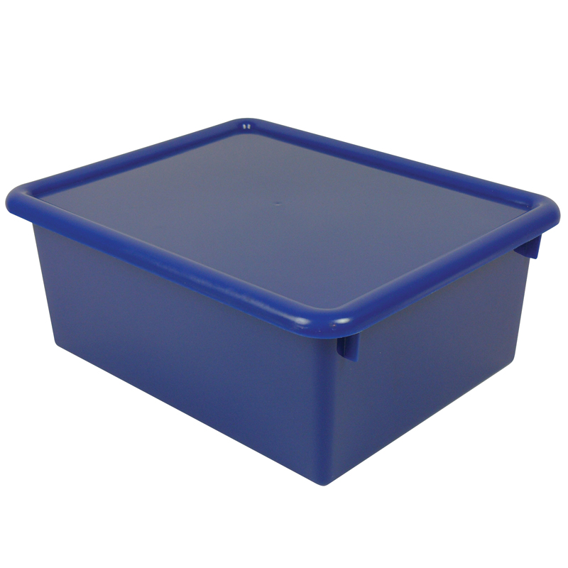 Stowaway 5" Letter Box with Lid, Blue