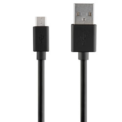 4 ft Micro to USB Cable Black