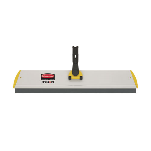 HYGEN Quick Connect S-S Frame, Squeegee, 24w x 4 1/2d, Aluminum, Yellow