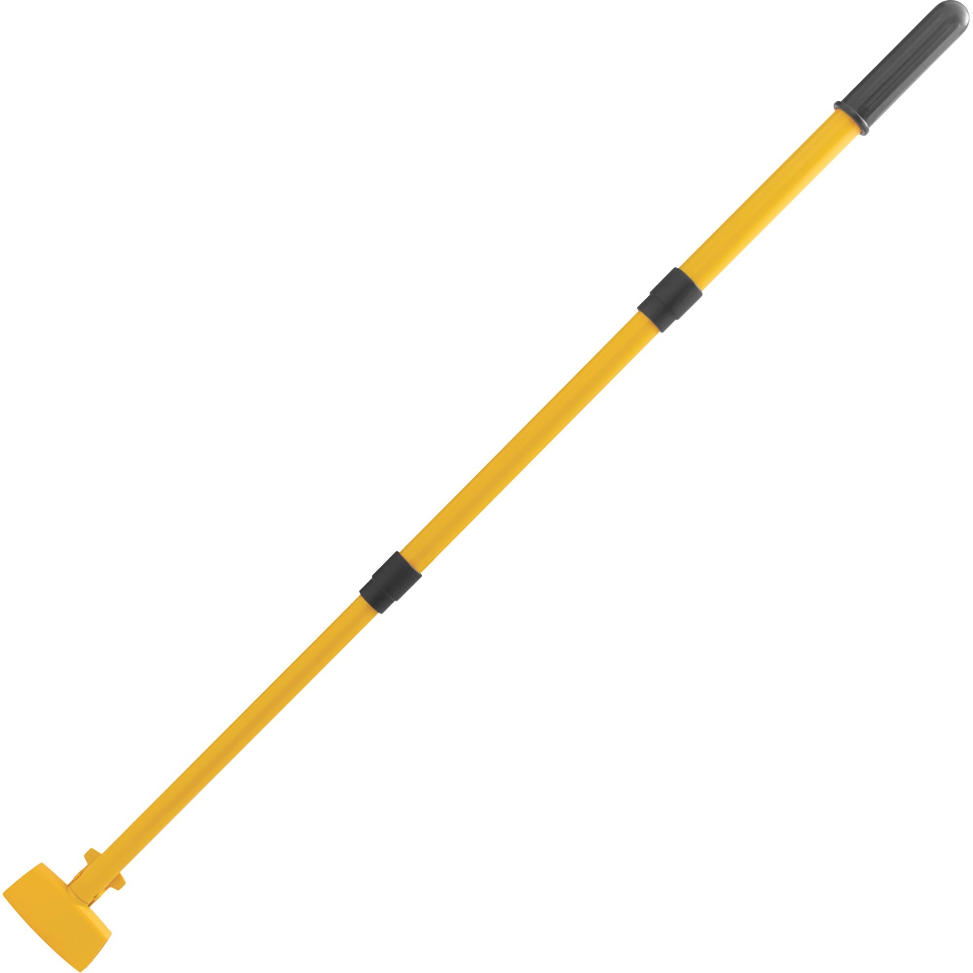 Collapsible Spill Mop Handle, 22" to 47.5", Yellow, 12/case