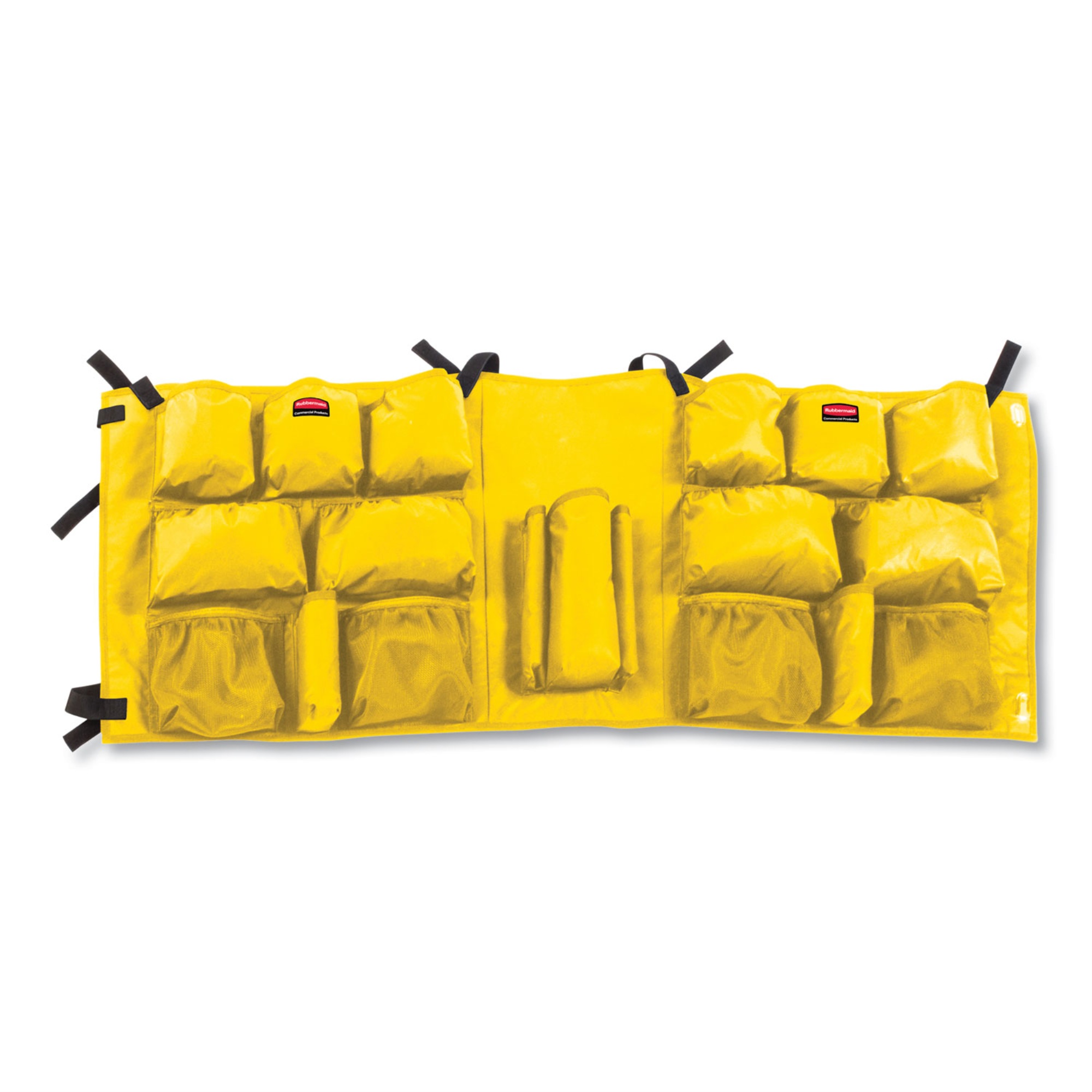 Slim Jim Caddy Bag, 19 Compartments, 10 1/4" x 19", Yellow