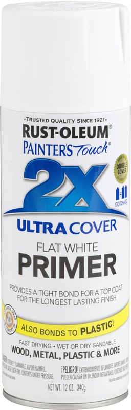 249058 Spray Paint White Primer 2X