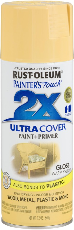 249091 Spray Paint Gloss Warm Yellow 2X