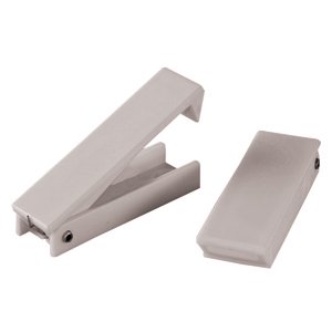 BAGGAGE DOOR CATCH - WHITE - SQUARED