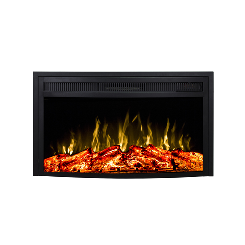 Gibson Living 33 Inch Curved Ventless Heater Electric Fireplace Insert