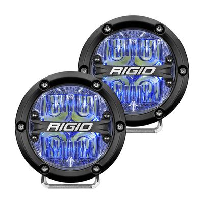 360-SERIES 4 INCH LED OFF-ROAD DRIVE BEAM BLUE BACKLIGHT PAIR